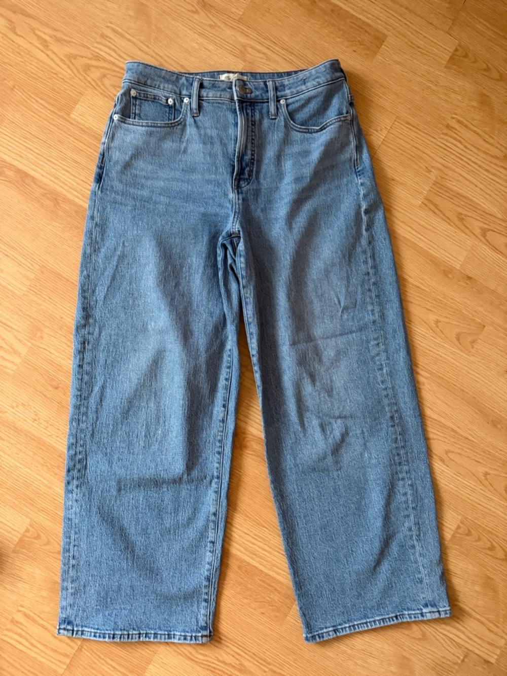 Madewell The Curvy Perfect Vintage Wide-Leg Crop Jean